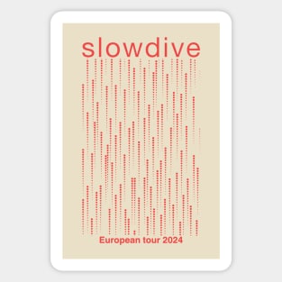 SLOWDIVE 2024 TOUR Sticker